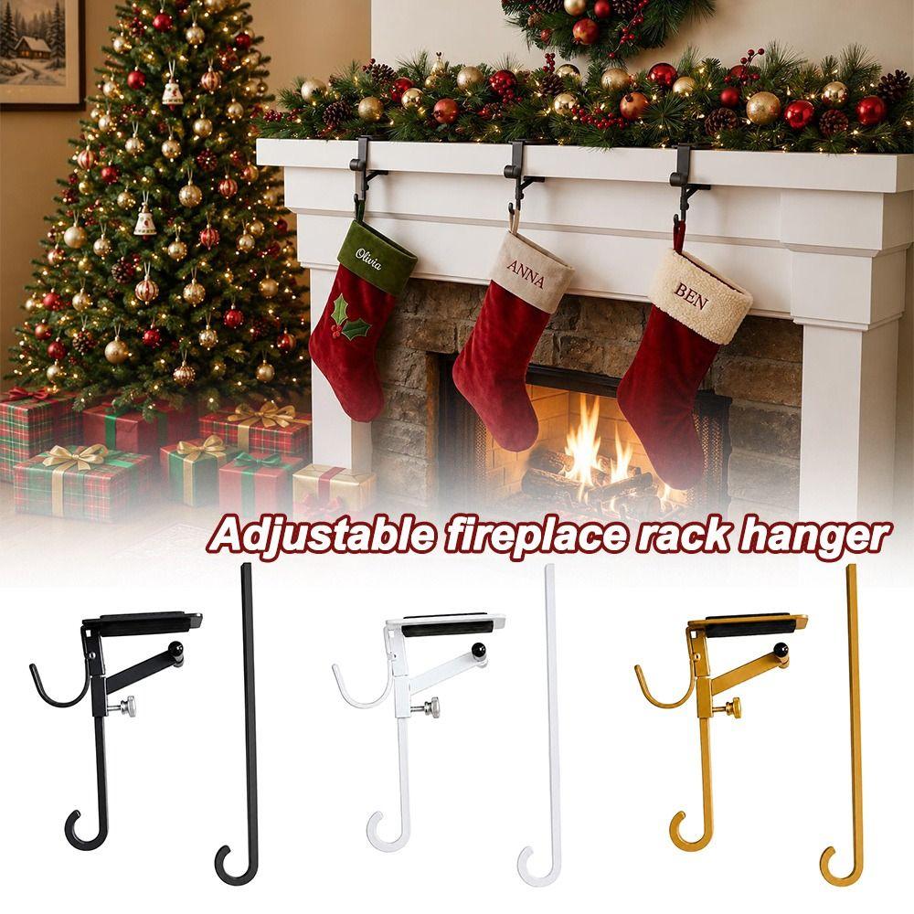 Protective Pads Fireplace Mantel Hanger Adjustable Mantel Hook Christmas Decorating