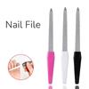 10 шт. маникюрные инструменты для педикюра маникюрные пилочки для ногтей пластиковая ручка инструменты для дизайна ногтей унисекс