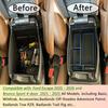 Center Console Organizer Compatible with    -2025 and blue