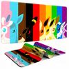 Kawaii Japan Anime Mouse Pad PC Colorful  Eevee Gamer Cabinet Mousepad HD Keyboard Rug Laptop Gaming Rubber Desk Mat