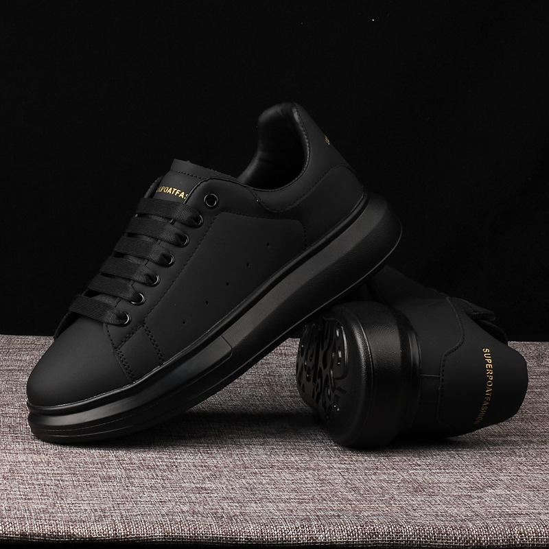 White Shoes for Men Thick Soles for Men Skateboard Shoes for Lovers Casual Sports Shoes for Men Light Travel Shoes