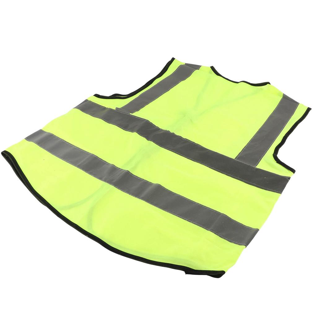 Reflective Safety Vests Practical High Visibility Vest with Multi Pockets and Zipper for