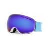 белая рама, brown lens with revo blue coating