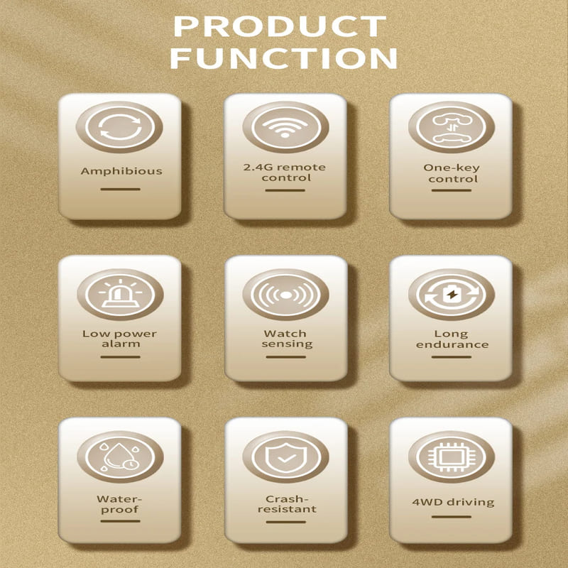 Детская игрушечная машинка-амфибия с дистанционным управлением, поворотом и изменением положения, с полным приводом, с датчиком жестов, двухсторонняя, для трюков, с дистанционным управлением, подарок для мальчиков