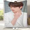 Ким Сок Джин Kpop B-BTS Фланелевое одеяло, Ультрамягкое теплое плюшевое покрывало для дома, спальни, кровати, дивана, офиса, кемпинга, пикника, подарок