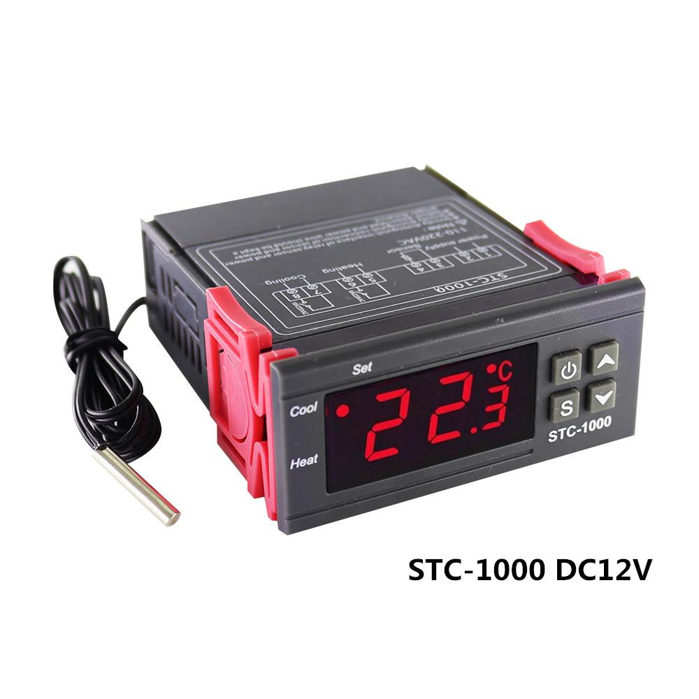 STC-1000 STC-3028 12V 24V 220V Digital Thermostat Thermometer Hygrometer Temperature Humidity Controller Regulator 2