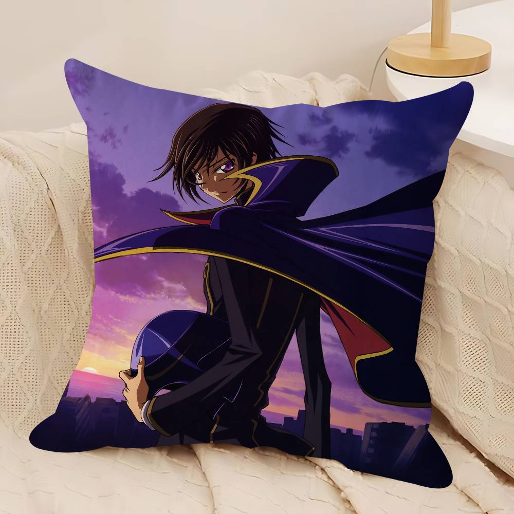 C-Code G-Geass Anime Maple Design Cushion Cover Happy Autumn Harvest Decor Holiday Decorati Pillow Cover