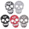 5PCS Rhinestone Glitter Sew On Patches 5Color Appliques Clothing Patch  for Dress Pants