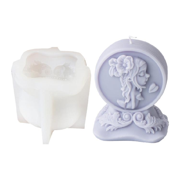 Многоразовая силиконовая форма Девочка/Семейная пара форма для свечей Креативная форма для изготовления ароматерапии Праздничные декоративные принадлежности