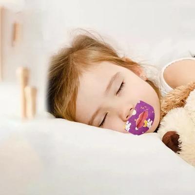 30 шт./кор., наклейки против храпа для детей, наклейки с закрытым ртом для сна, пластырь для коррекции дыхания, пластырь для закрытия ортеза, лента