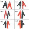 Red+black 20/50A PVC Alligator Crocodile Clip Clamp Socket Plug Handle Test Cable Probe 4mm Banana Plug Electric Battery