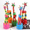 Wooden Toys Simulation Giraffe Blocks Rocking Dance Stand By Wire Control Learning Education Fun Funny Gadgets Interesting Toys