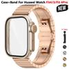 Чехол+Нержавеющая сталь Для Huawei Watch Fit4/Fit 4Pro Защитный До Ультра Чехол Металлический Ремешок Для Huawei Watch Fit 3 только чехол