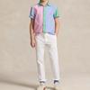 Polo Ralph Lauren SS24 клетчатый принт однобортная повседневная рубашка с коротким рукавом детские рубашки многоцветные CWPOWOVY6820466-999