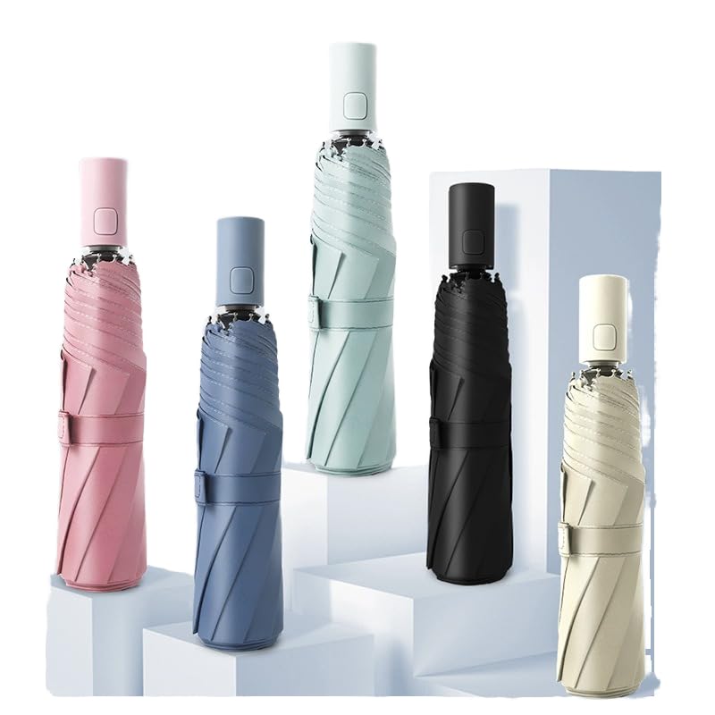 Vapology UV автоматический открывающийся и легкий складной зонт для солнечной и дождливой погоды, ветро- и водонепроницаемый для [99,9% защиты, закрывается]