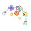 Baby Crib Activity Toy Multiple Color Mobile Arch Swinging Toy for Boys Girls Newborn Bed and