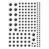 Black and White Eye Stickers 2 Sheets 296 Pieces