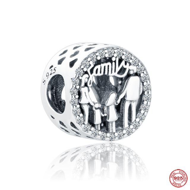 925 Серебряный Фламинго Павлин Сова Пингвин Птицы Мультфильм Мода Шарик Подходит Подвески Браслет Женщины DIY Ювелирные Изделия