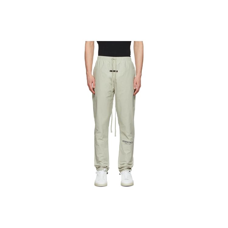 Fear of God Essentials FW21 Брюки для отдыха на треке Мужские Низ Зеленый Бетон FOG-FW21-118