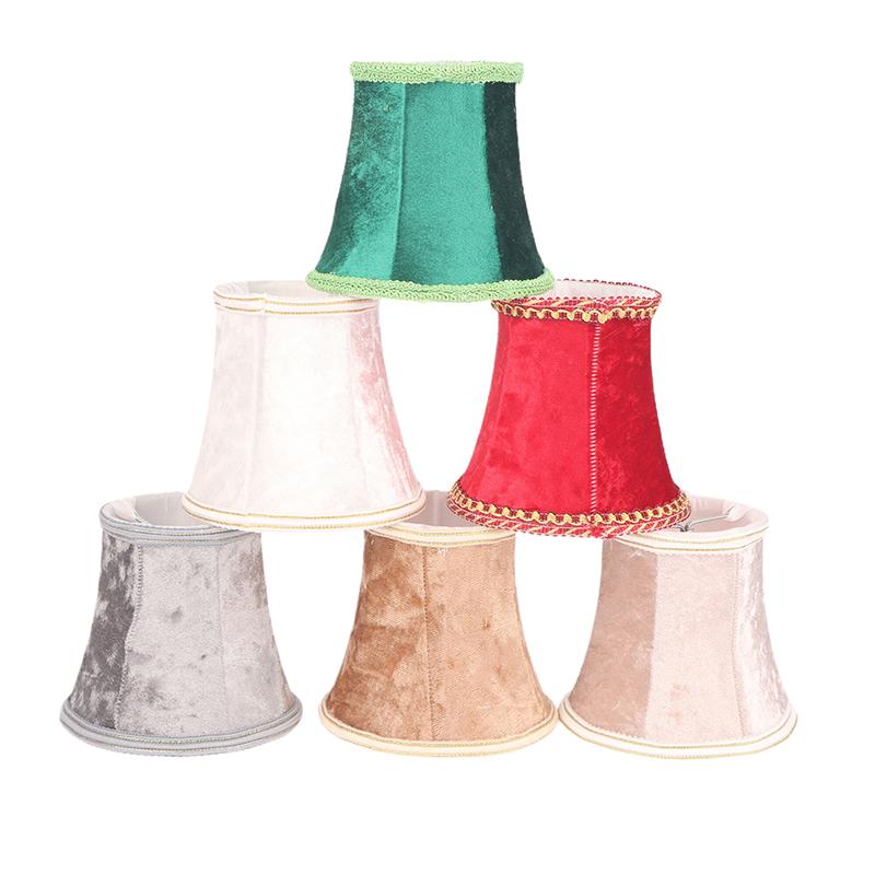 1 шт. ретро абажур ткань однотонная люстра ткань абажур настенный светильник свеча люстра крышка корпус аксессуары