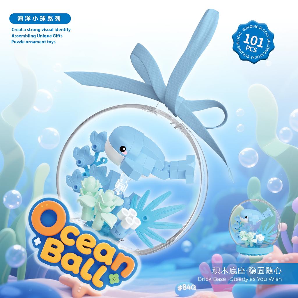 Новые продукты Океанские шары Строительные блоки Сборные игрушки Микроблоки Модели животных Развивающие игрушки Настольное, Подвесное украшение