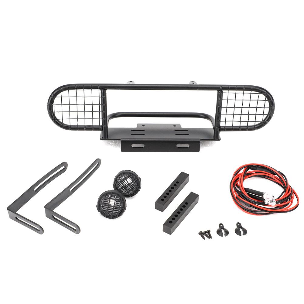 Metal Front Bumper for Land Rover Defender SCX10 D90 D110 110 RC Car Model Toy Accessoriesblack