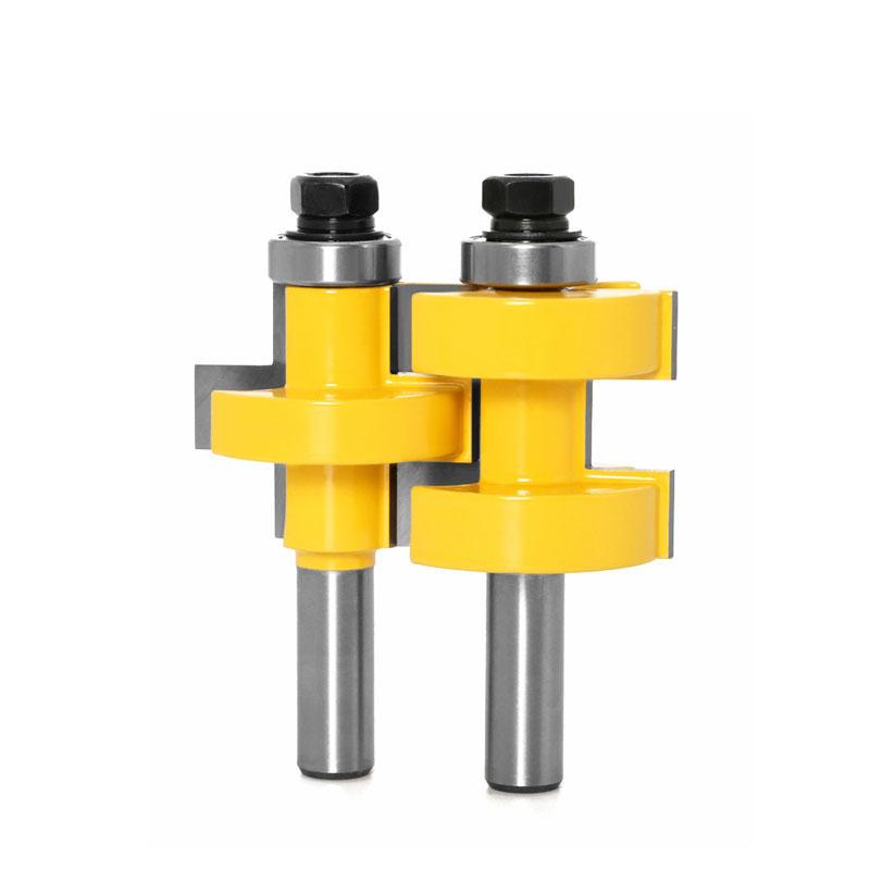 2 шт., набор фрез с большим шпунтом и пазом, набор фрез 8 мм/12 мм/12,7 мм, хвостовик 42 мм, инструмент для резки древесины