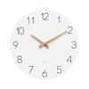 Mooas Flat Wood Wall Clock 30.5cm