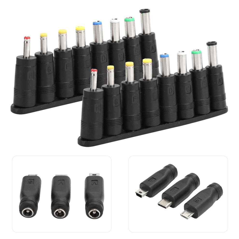 Laptop Multi-function DC Plugs Universal Power Supply Adapter for Routers IP Cameras Mini Fans Shavers and More Plug And Play Overvoltage Overcurrent