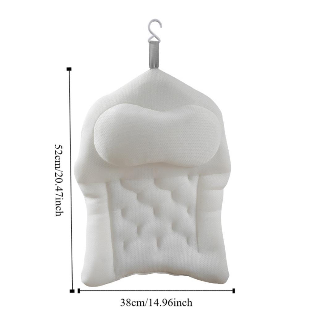 Нескользящая подушка для ванной комнаты Дышащая подушка для спа-ванны Эргономичная подушка для ванны Ванна