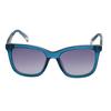 Lunettes de soleil carrées pour femmes STOB46-Bleu clair comme du cristal