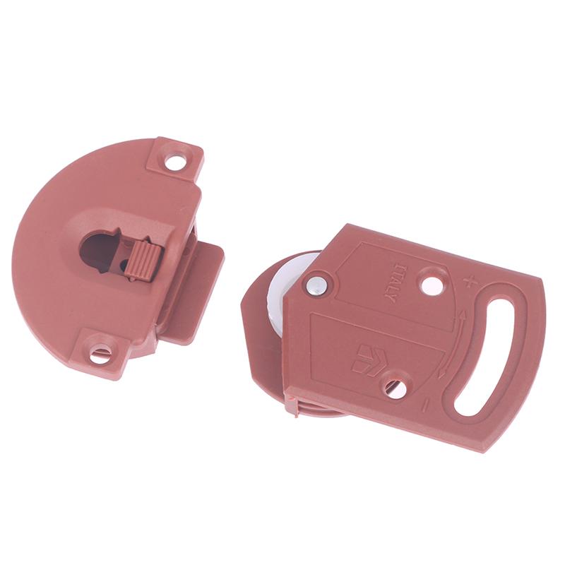 2 Pairs Vintage Style Abs Wheel Single Pulley Furniture Sliding Door Roller Set