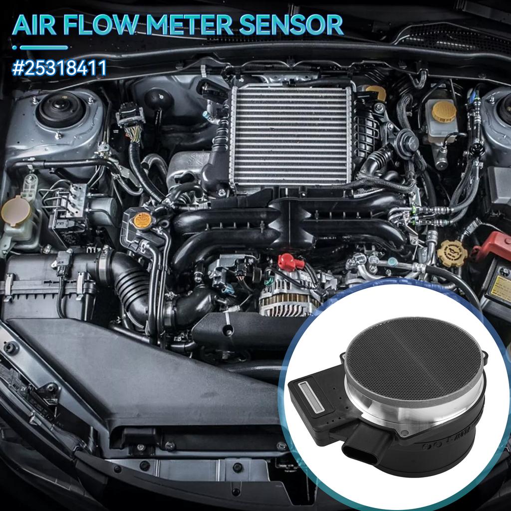 Датчик массового расхода воздуха MAF, 5 контактов для Chevrolet Corvette Silverado Avalanche 1500 Suburban Tahoe GMC Sierra Yukon 25168491