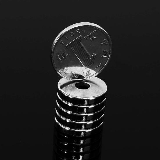 Yousheng 5 шт. N50 15x3 мм супер сильные блоки с круглыми отверстиями редкоземельные неодимовые магниты