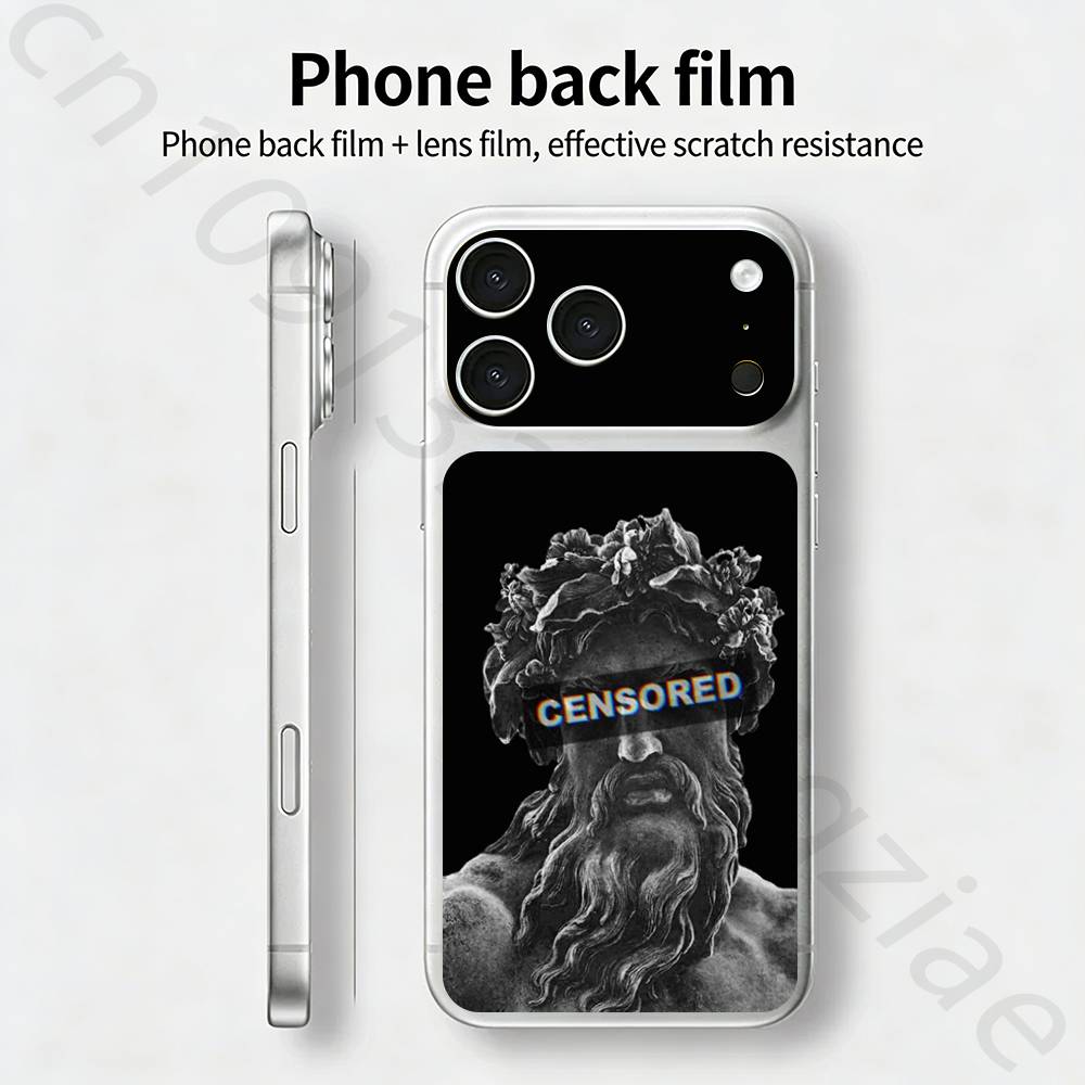 Наклейка-скин Zeus TICKET для iPhone 17 Pro/Pro max Защитная пленка для задней панели, рамки, камеры