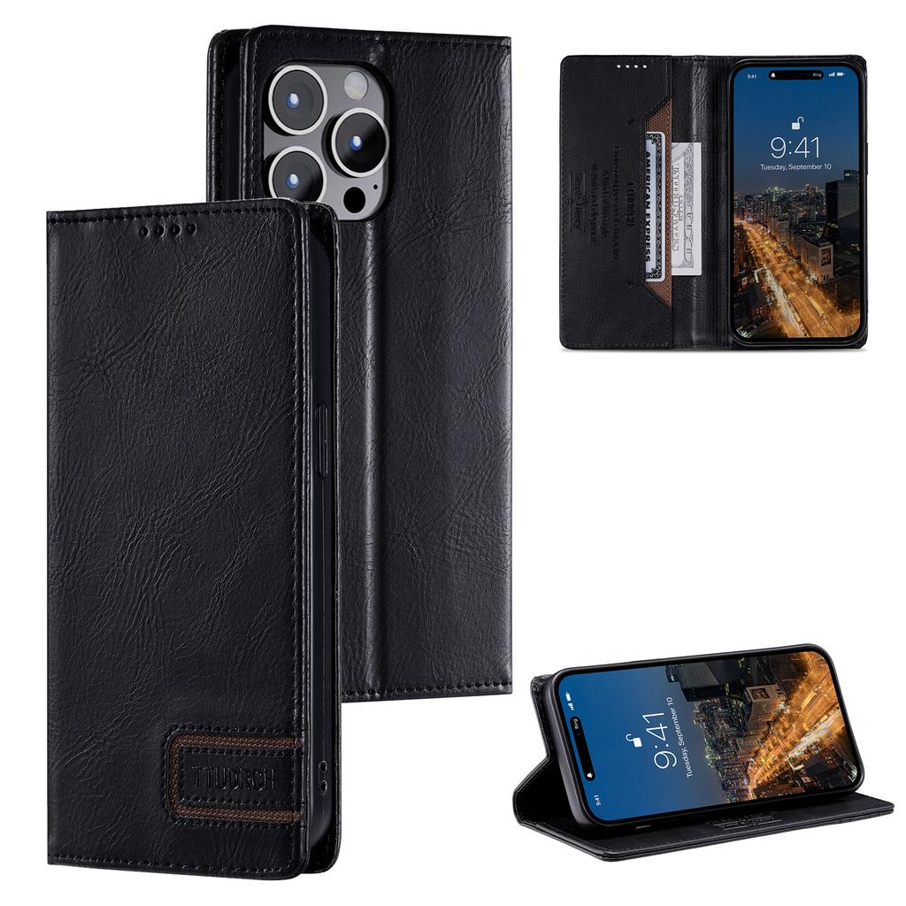 Откидной чехол-кошелек с защитой от кражи, магнитный кожаный чехол для iPhone 15, 14, 13, 12, 11 Pro Max XS MAX 8P 7P/Samsung S23 S22 S21 Ultra Plus A14 A54 A13 A53