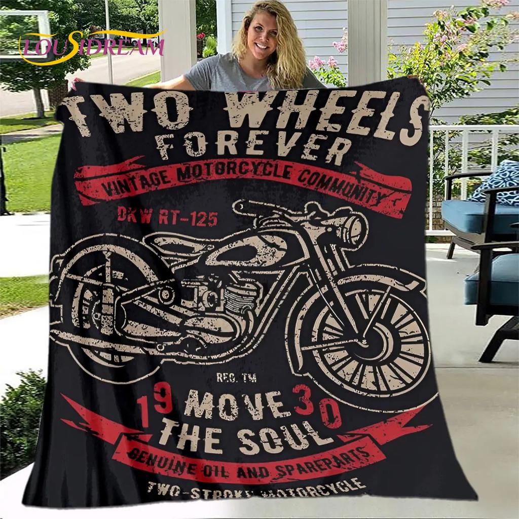 Мягкое плюшевое одеяло с черепом в стиле ретро, фланелевое одеяло для гостиной, спальни, кровати, дивана, чехол для пикника