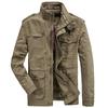 Plus Size  Military Jacket Men Spring Autumn Cotton Outdoor Multi-pocket Mens Jackets Casual Coat Male