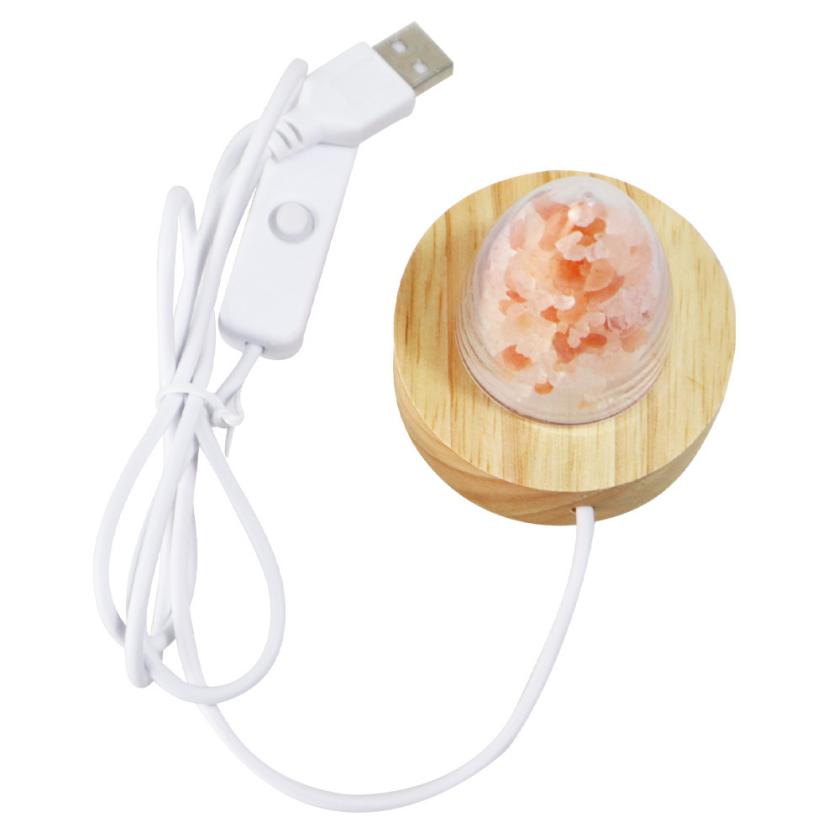 USB Himalayan Salt Lamp with 8 Colors Changing • Natural Crystal Salt Rock • Safe Low Voltage (5V) • Perfect Gift & Mood Lighting