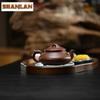 250ml Exquisite Yixing Purple Clay Teapots Handmade Yi Qu Pot Raw Ore Purple Mud Kettle With Filter Chinese Zisha Tea Set Craft