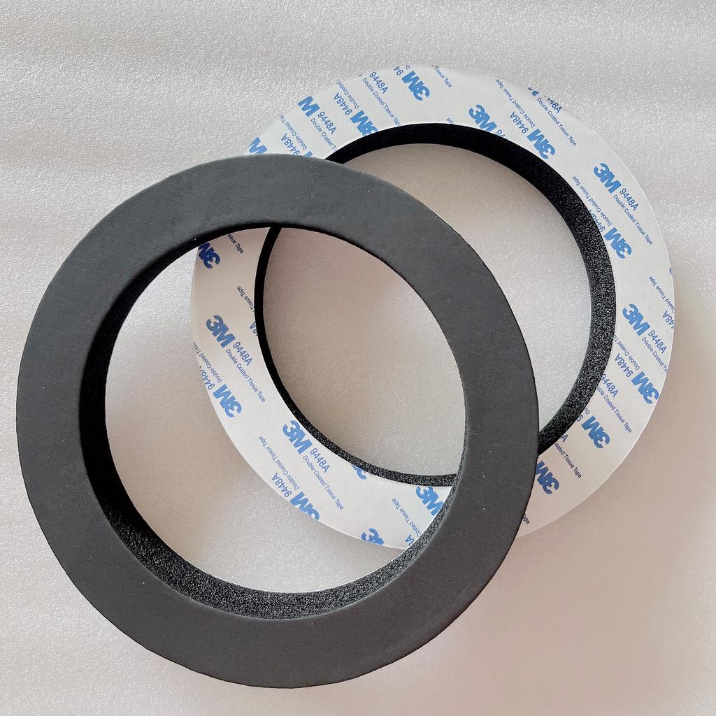2PCS 6.5 inch car soundproofing foam audio speaker ring Soundproofing ring Sealing ring for sound quality improvement