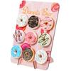 Wooden Donut Stand Wall Doughnut Holder Board Kids Birthday Party Table Decor Baby Shower Wedding Gender Reveal Party Supplies