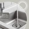 Shower Hair Drain Catcher Wash Basin Drain Strainers Hair Stopper Easy Clean Anti Odor Filter Basket Fast Drainage Bathroom