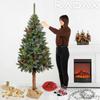 KADAX Artificial Christmas Tree On a Trunk 220 Cm Natural Spruce