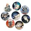 32/44/58mm Milgram Brooch Haruka Yuno Cosplay Badges Enamel Pins for Backpack Clothes Fashion Jewelry Accessories Gift