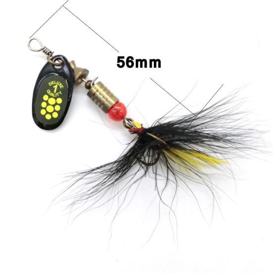 Портативные острые крючки, спиннер, вращающиеся искусственные приманки, рыболовная приманка