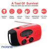 2000mAh Multifunctional Solar Hand Crank Radio FM AM WB NOAA Weather Radio USB Charging Emergency LED Flashlight Power
