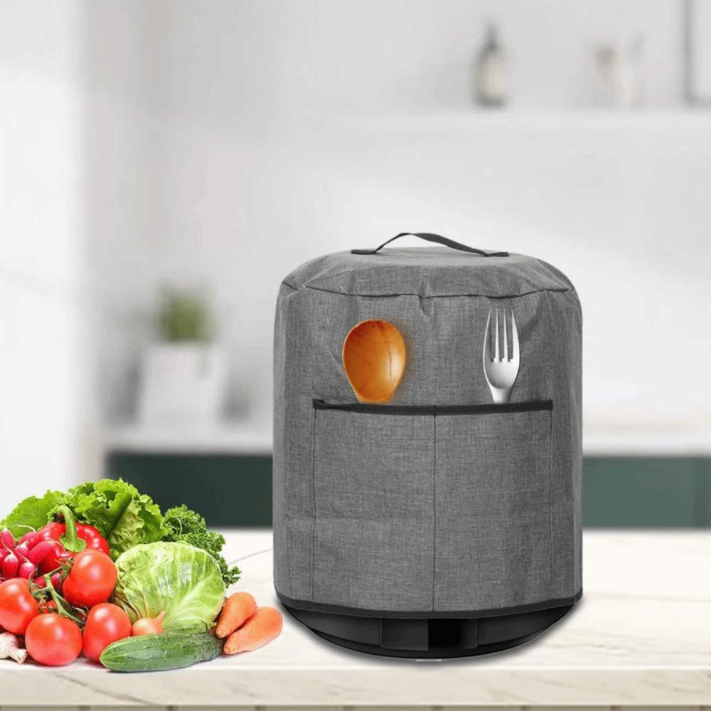 Oxford Cloth Air Fryer Dust Cover Oil-resistant with Pocket Kitchen Pressure Cooker Cover Washable Reusable
