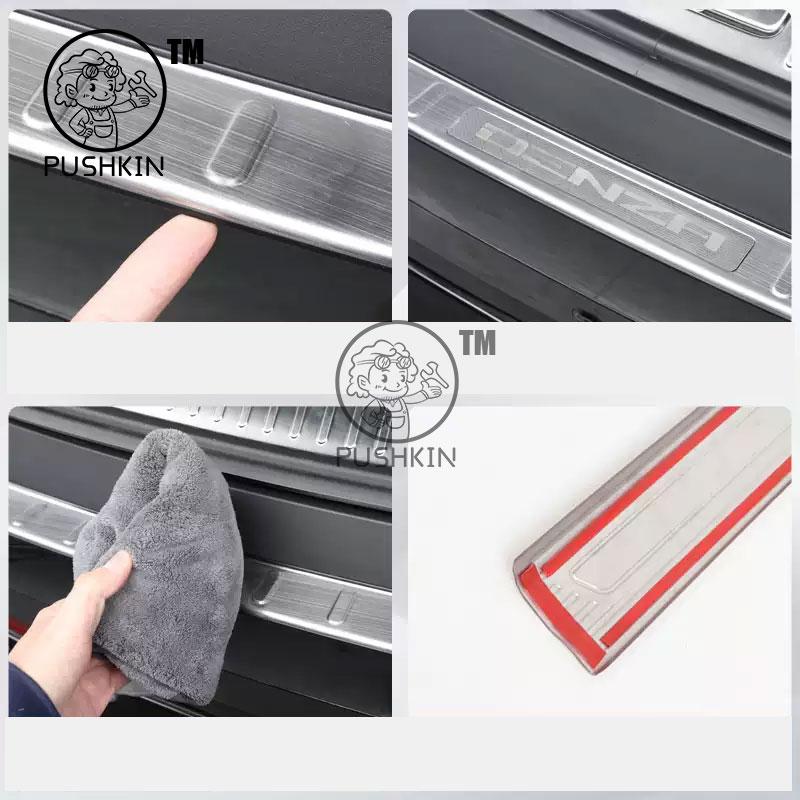 Trunk Bumper For Denza N9 2026 2027 Car Accessories Threshold Protection Rear Fender Protector Pad Cover Sticker Decorationtyhr11