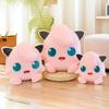 Cute Jigglypuff Pokémon Plush Toy Soft Anime Jigglypuff Stuffed Pillow Pink  Room Decor Doll Girlfriend'S Birthday Gifts